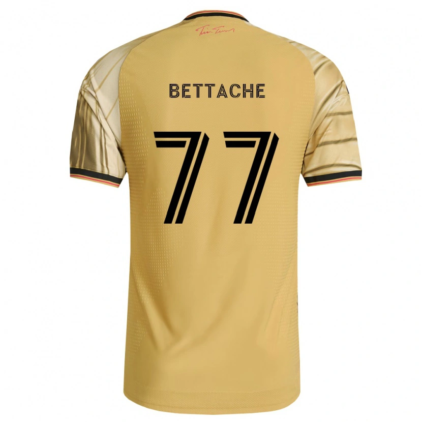 Danxenキッズファイサル・ベタシュ#77茶黄黒アウェイシャツ2026/27ジャージーユニフォーム