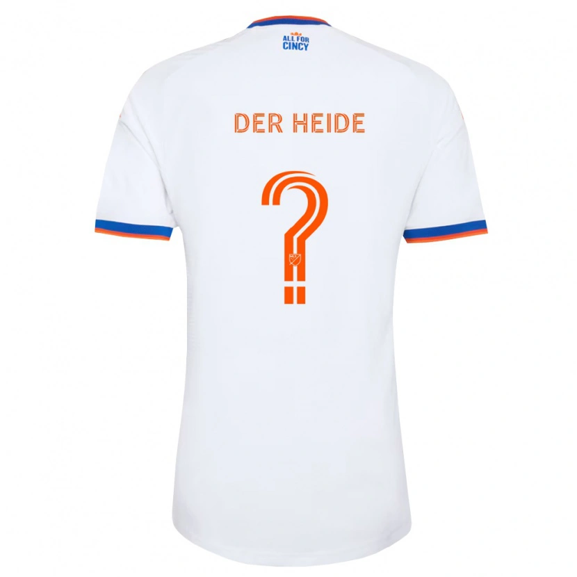 DanxenキッズDimas Van Der Heide#0白紺オレンジアウェイシャツ2026/27ジャージーユニフォーム