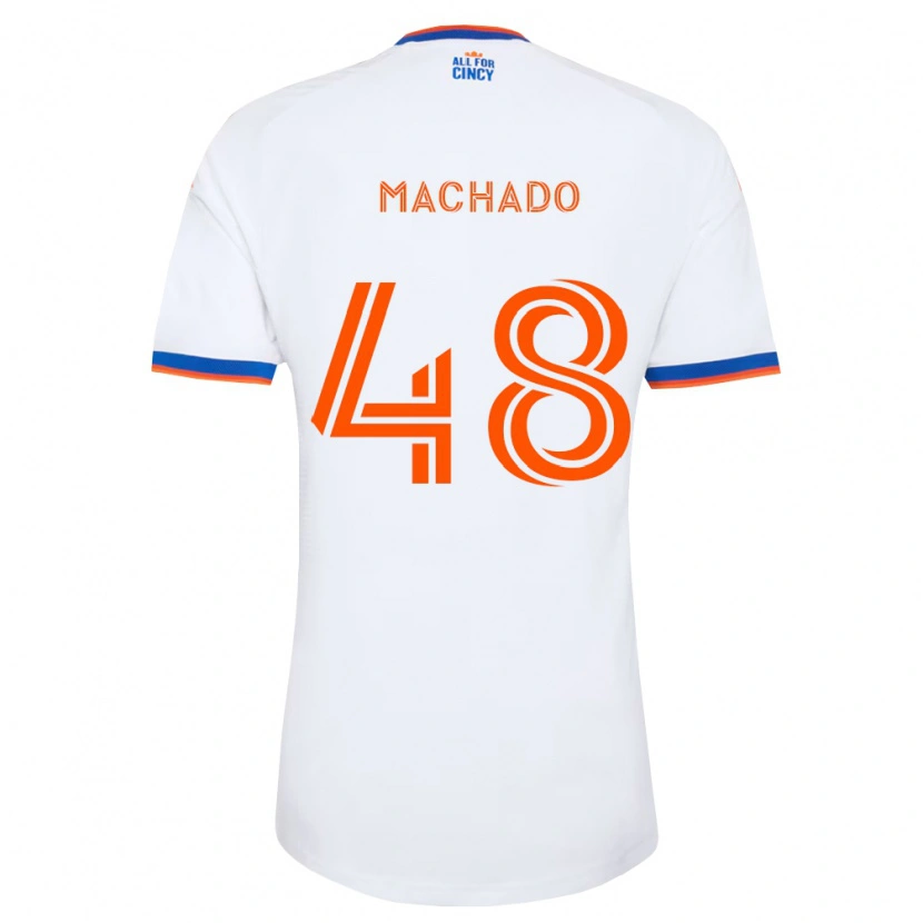 DanxenキッズJuan Machado#48白紺オレンジアウェイシャツ2026/27ジャージーユニフォーム
