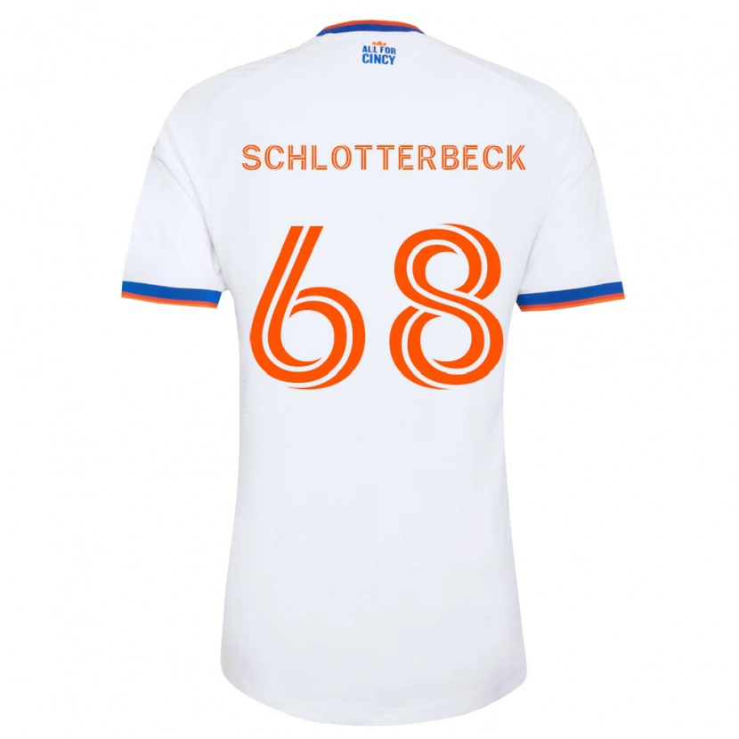 DanxenキッズRyan Schlotterbeck#68白紺オレンジアウェイシャツ2026/27ジャージーユニフォーム