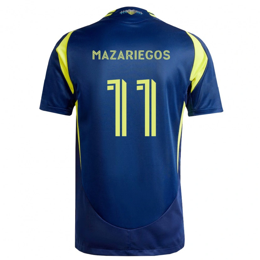 DanxenキッズJacob Mazariegos#11黄紺アウェイシャツ2026/27ジャージーユニフォーム