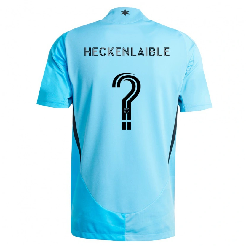 DanxenキッズAndrew Heckenlaible#0薄青黒アウェイシャツ2026/27ジャージーユニフォーム