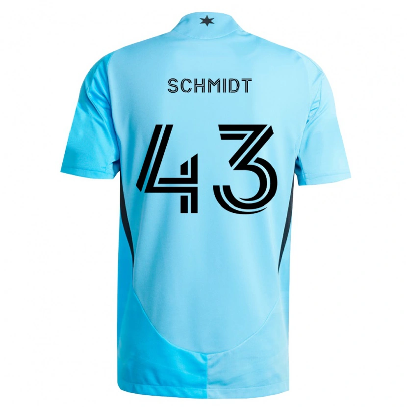 DanxenキッズWilliam Schmidt#43薄青黒アウェイシャツ2026/27ジャージーユニフォーム