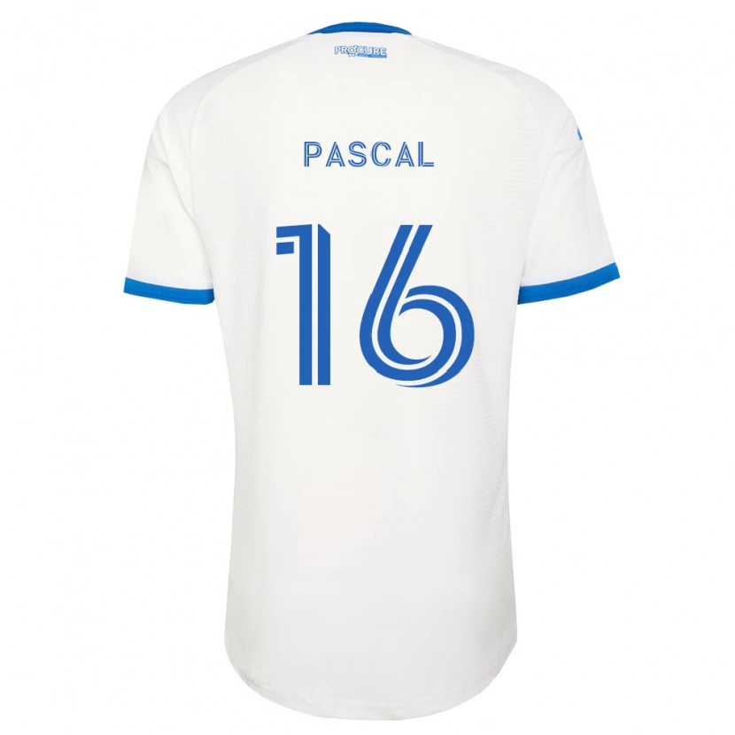 DanxenキッズRaphael Pascal#16空色白アウェイシャツ2026/27ジャージーユニフォーム