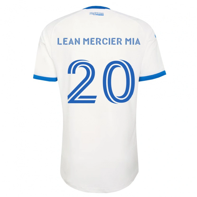 DanxenキッズMc Lean Mercier Mia#20空色白アウェイシャツ2026/27ジャージーユニフォーム