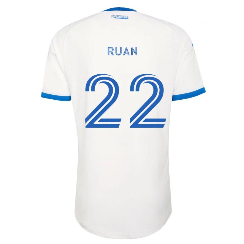 DanxenキッズRuan#22空色白アウェイシャツ2026/27ジャージーユニフォーム