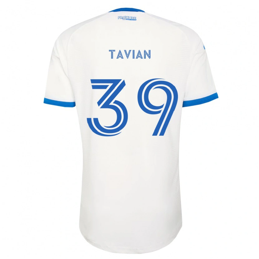 DanxenキッズVandendort Tavian#39空色白アウェイシャツ2026/27ジャージーユニフォーム