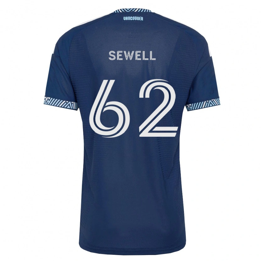 DanxenキッズRyder Sewell#62濃青白アウェイシャツ2026/27ジャージーユニフォーム