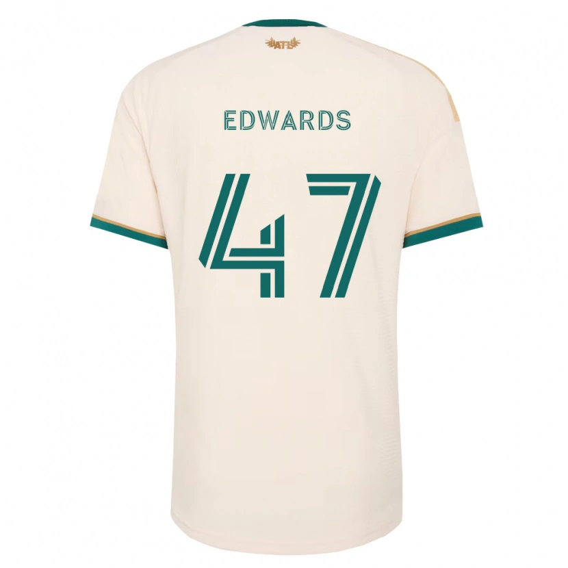 DanxenキッズMatthew Edwards#47シャンパン緑アウェイシャツ2026/27ジャージーユニフォーム