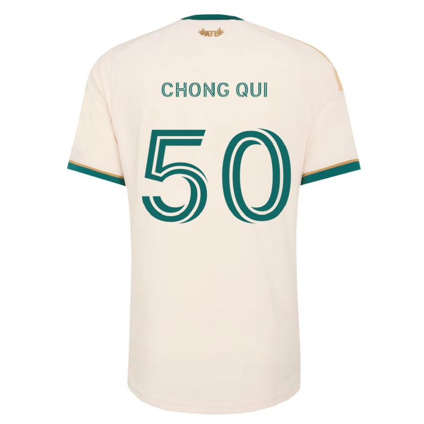 DanxenキッズDominik Chong Qui#50シャンパン緑アウェイシャツ2026/27ジャージーユニフォーム