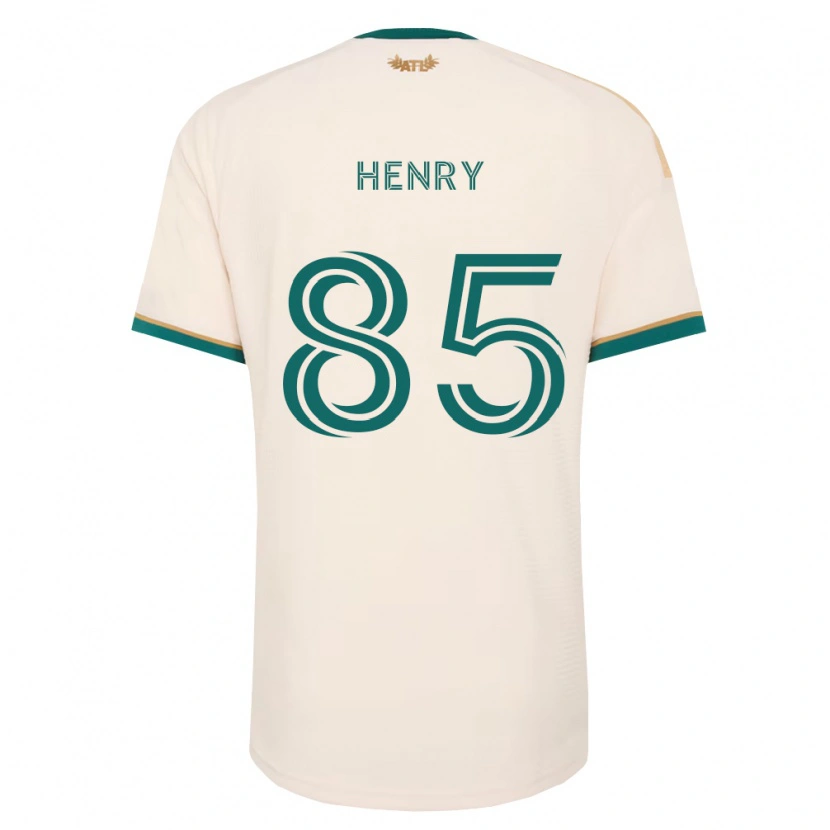 DanxenキッズAmir Henry#85シャンパン緑アウェイシャツ2026/27ジャージーユニフォーム