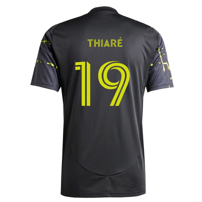 DanxenキッズJamal Thiaré#19蛍光黄黒アウェイシャツ2026/27ジャージーユニフォーム