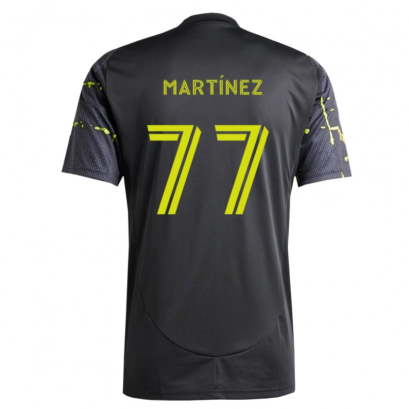 Danxenキッズホセフ・マルティネス#77蛍光黄黒アウェイシャツ2026/27ジャージーユニフォーム