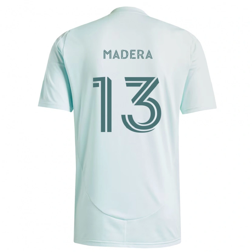 DanxenキッズCristopher Madera#13白薄緑アウェイシャツ2026/27ジャージーユニフォーム