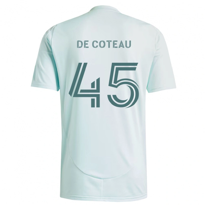 DanxenキッズJabari De Coteau#45白薄緑アウェイシャツ2026/27ジャージーユニフォーム