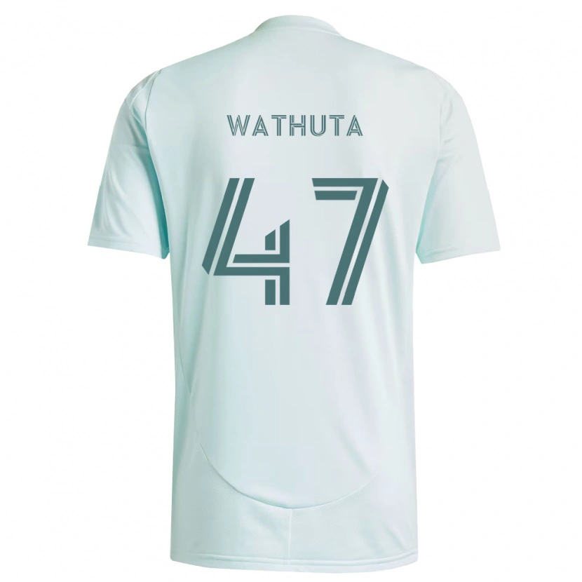 DanxenキッズSydney Wathuta#47白薄緑アウェイシャツ2026/27ジャージーユニフォーム