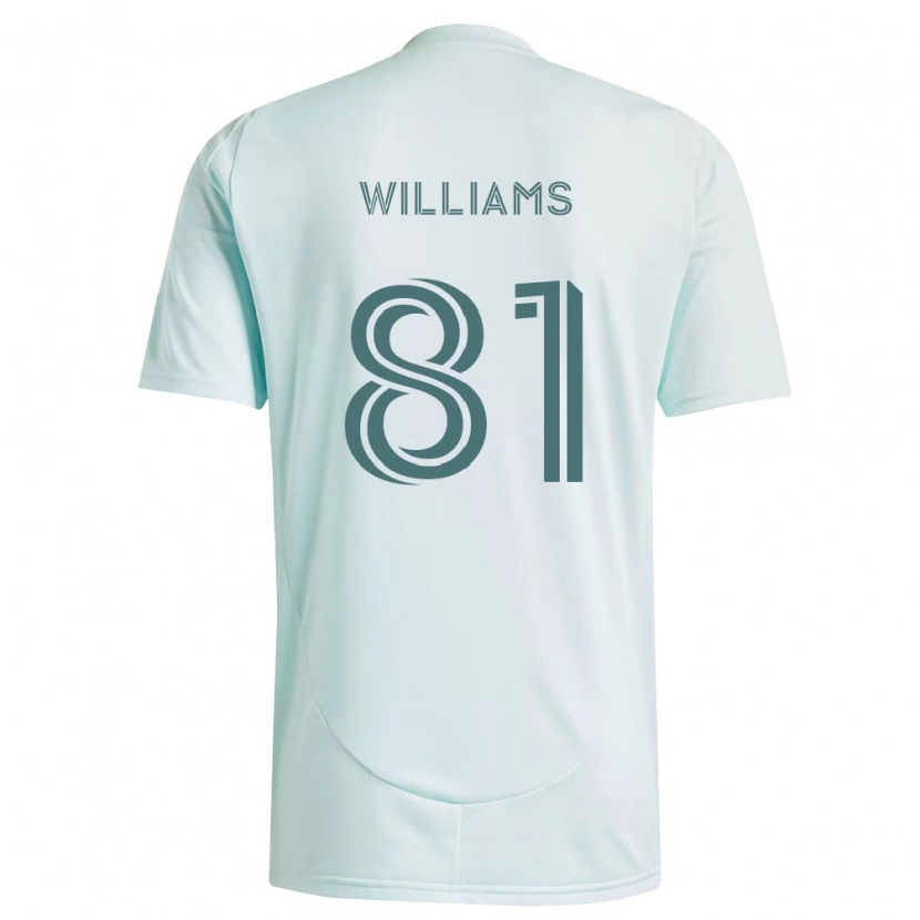 DanxenキッズDash Williams#81白薄緑アウェイシャツ2026/27ジャージーユニフォーム