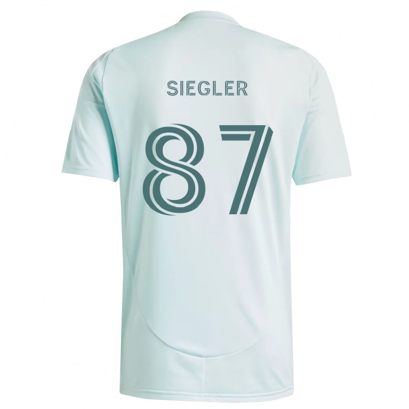 DanxenキッズSebastian Siegler#87白薄緑アウェイシャツ2026/27ジャージーユニフォーム