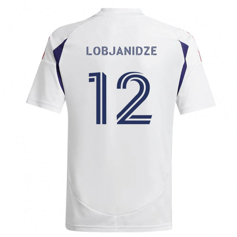 Danxenキッズサバ・ロブジャニーゼ#12ロイヤルブルー赤茶アウェイシャツ2026/27ジャージーユニフォーム