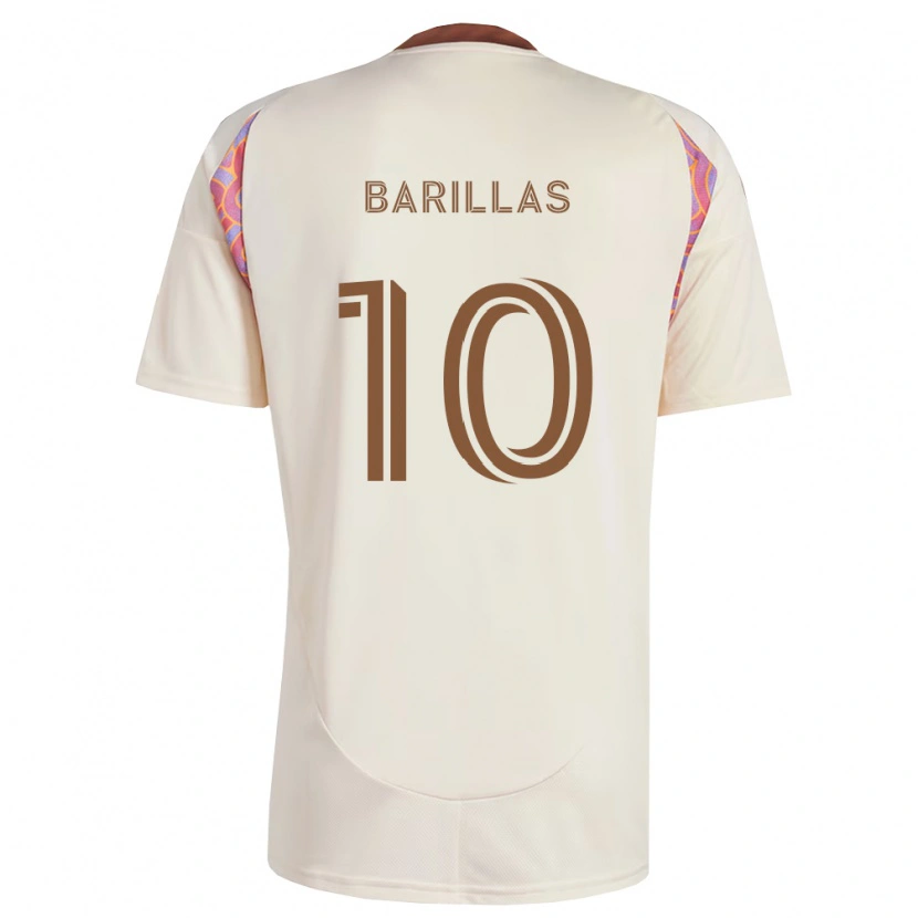 DanxenキッズMayson Barillas#10オフホワイトピンクアウェイシャツ2026/27ジャージーユニフォーム