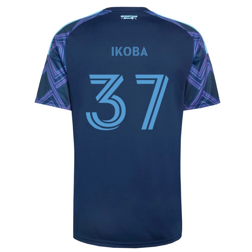 DanxenキッズTega Ikoba#37ロイヤルブルー紫アウェイシャツ2026/27ジャージーユニフォーム