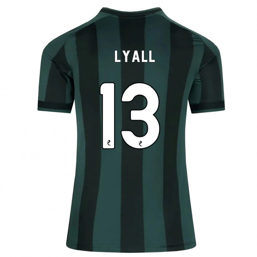DanxenキッズWarren Lyall#13ダークスレートグレー 黒アウェイシャツ2026/27ジャージーユニフォーム