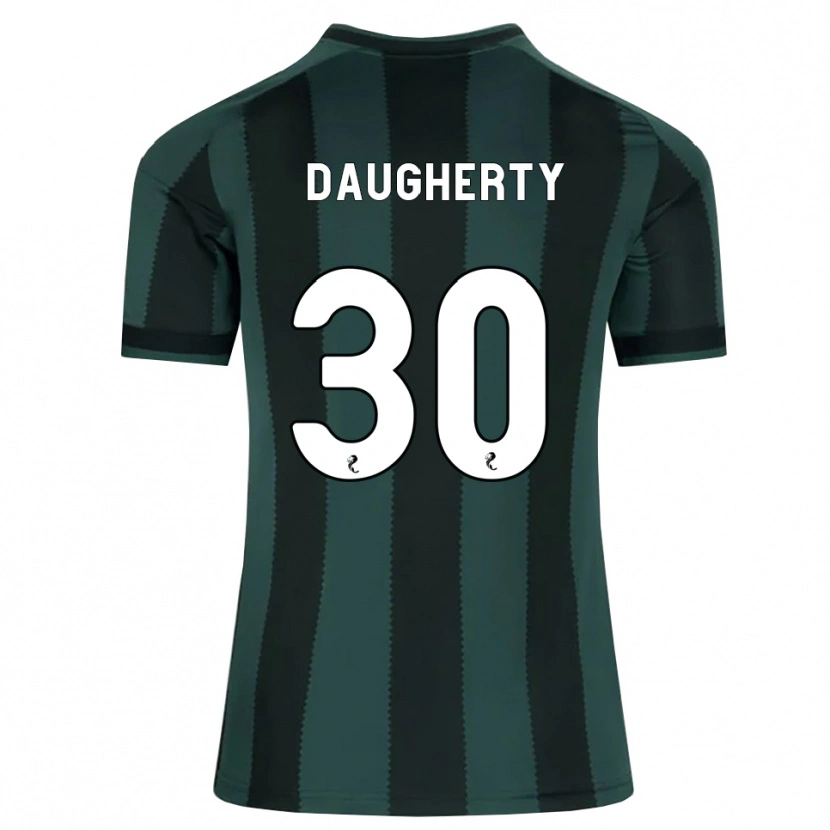 Danxenキッズケルシー・ドハティ#30ダークスレートグレー 黒アウェイシャツ2026/27ジャージーユニフォーム