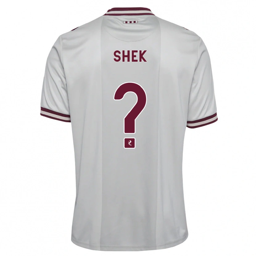 DanxenキッズCayden Shek#0白バーガンディアウェイシャツ2026/27ジャージーユニフォーム