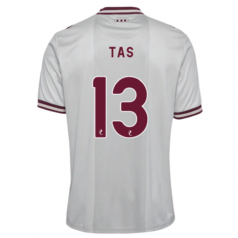 DanxenキッズLyndon Tas#13白バーガンディアウェイシャツ2026/27ジャージーユニフォーム