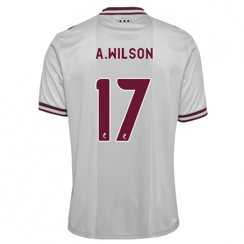 DanxenキッズAlfie Wilson#17白バーガンディアウェイシャツ2026/27ジャージーユニフォーム