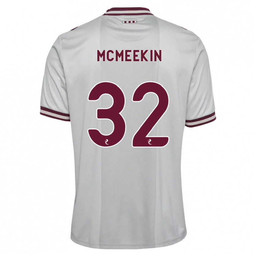 DanxenキッズKeir Mcmeekin#32白バーガンディアウェイシャツ2026/27ジャージーユニフォーム