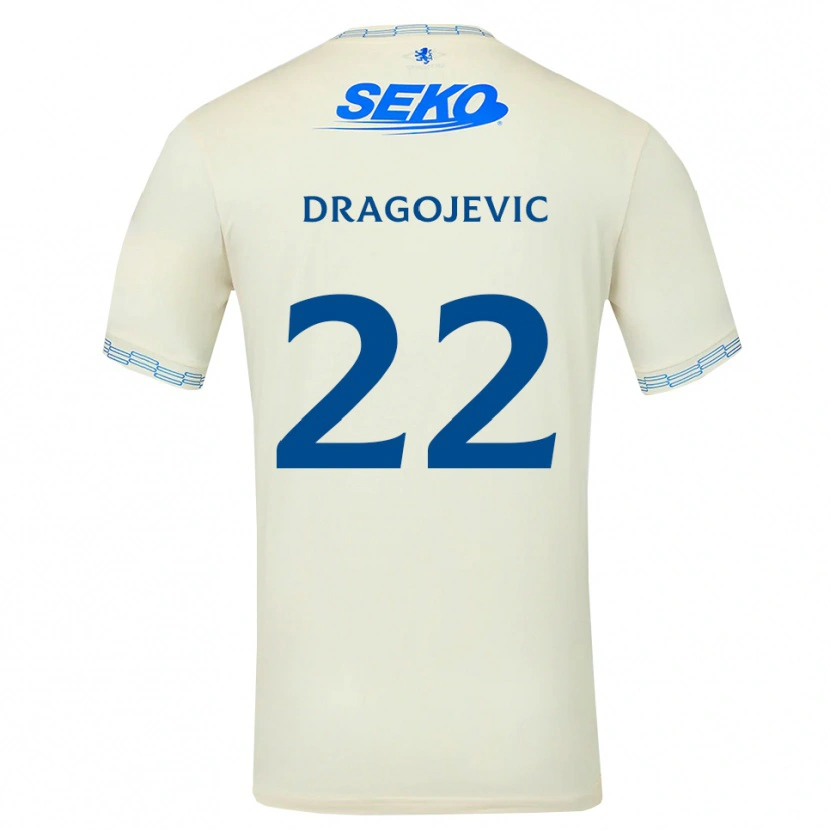 Danxenキッズヴァニャ・ドラゴイェヴィッチ#22ディープスカイブルー白アウェイシャツ2026/27ジャージーユニフォーム