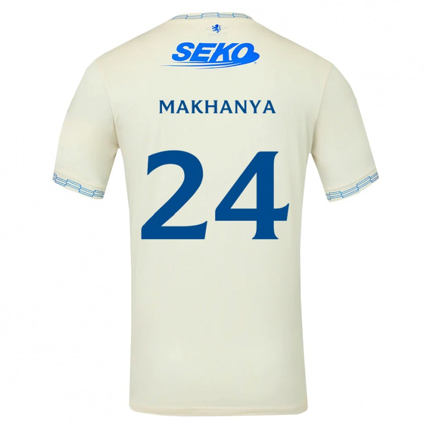 Danxenキッズオルウェトゥ・マカンヤ#24ディープスカイブルー白アウェイシャツ2026/27ジャージーユニフォーム
