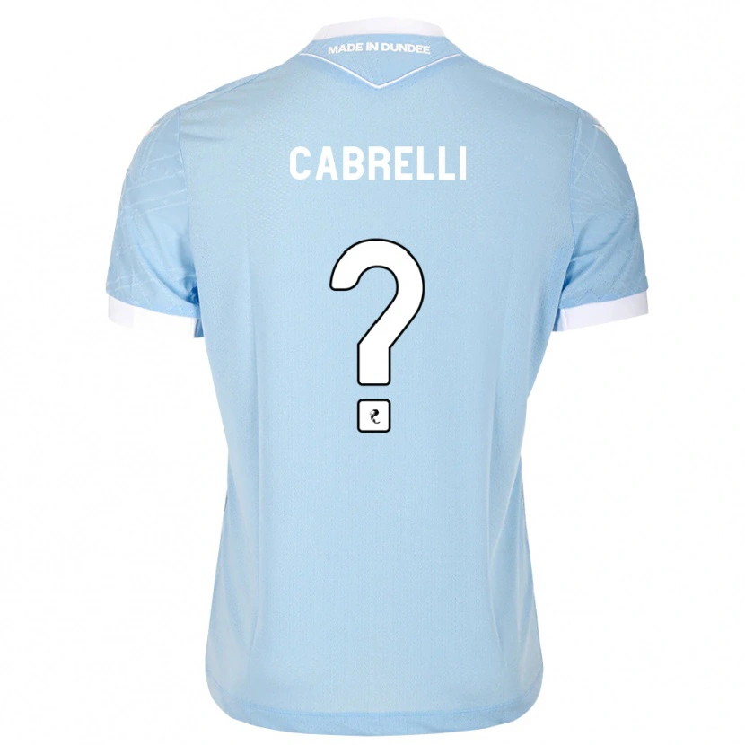 DanxenキッズDavid Cabrelli#0ライトスカイブルー白アウェイシャツ2026/27ジャージーユニフォーム