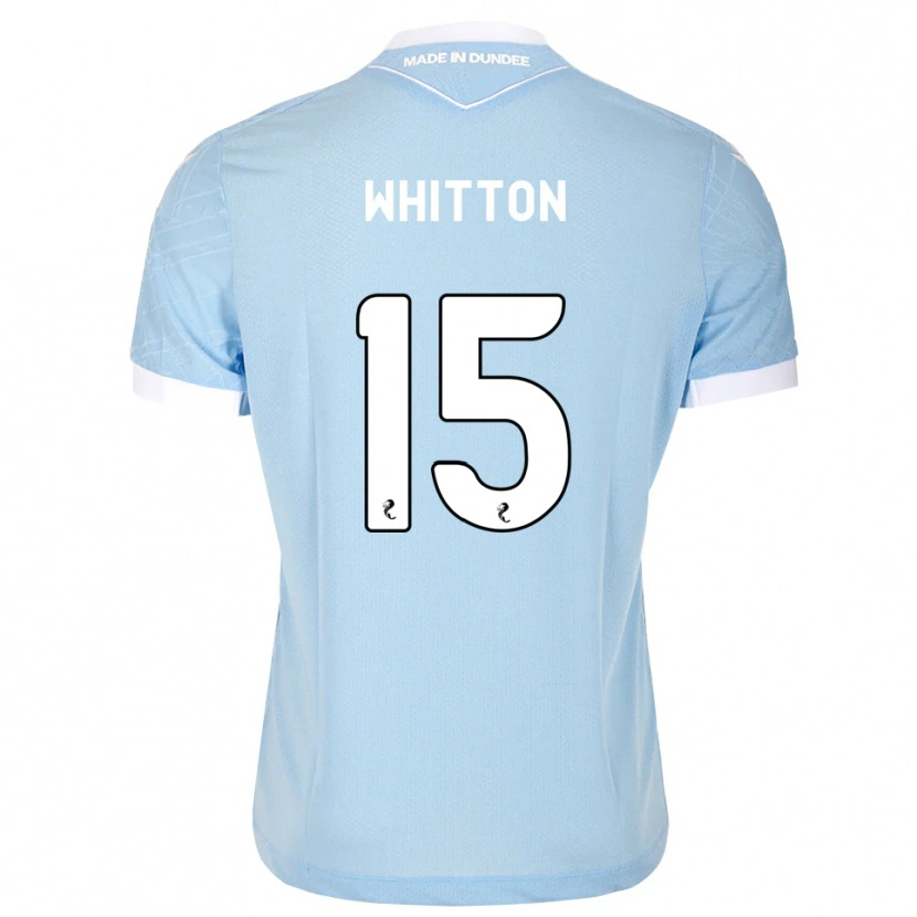 DanxenキッズJamie Whitton#15ライトスカイブルー白アウェイシャツ2026/27ジャージーユニフォーム