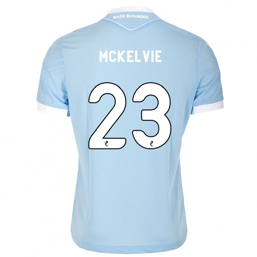 DanxenキッズLewis Mckelvie#23ライトスカイブルー白アウェイシャツ2026/27ジャージーユニフォーム