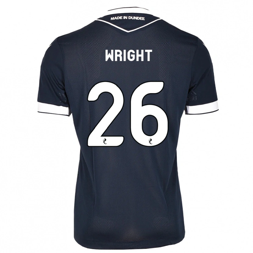 DanxenキッズJoe Wright#26ミッドナイトブルー白ホームシャツ2026/27ジャージーユニフォーム