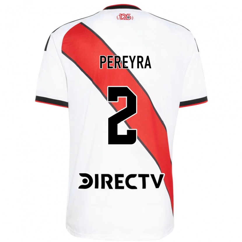 DanxenメンズCirilo Pereyra#2赤白黒ホームシャツ2026/27ジャージーユニフォーム