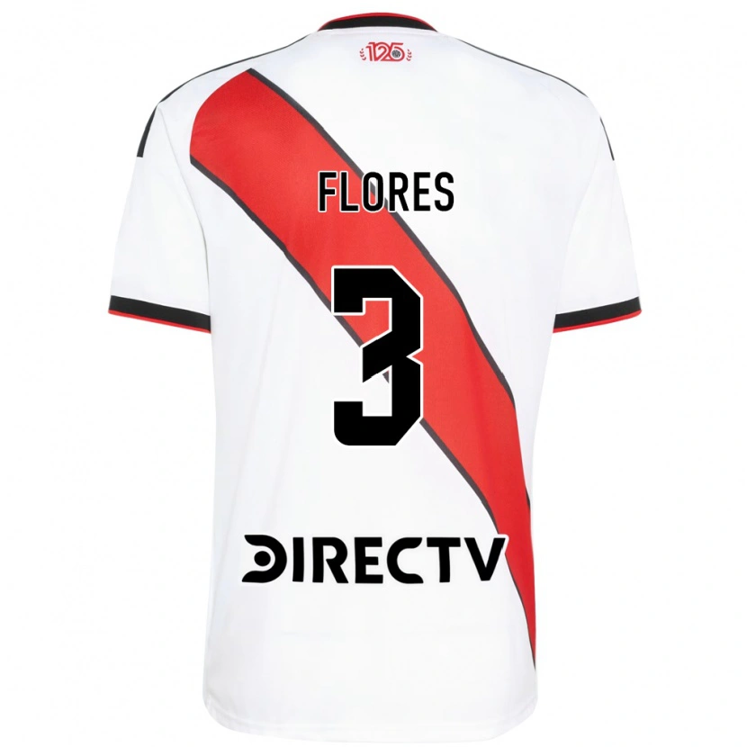 DanxenメンズLucas Flores#3赤白黒ホームシャツ2026/27ジャージーユニフォーム