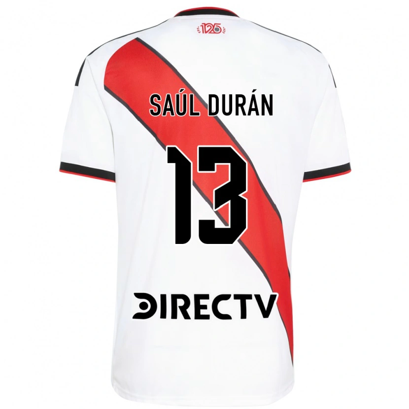 DanxenメンズSaúl Durán#13赤白黒ホームシャツ2026/27ジャージーユニフォーム