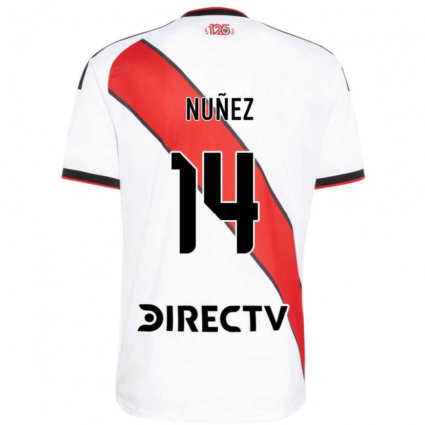 DanxenメンズElias Nuñez#14赤白黒ホームシャツ2026/27ジャージーユニフォーム