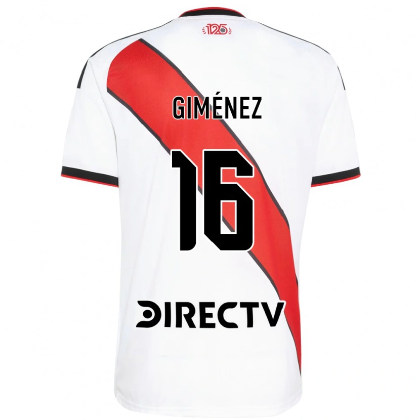 DanxenメンズBautista Giménez#16赤白黒ホームシャツ2026/27ジャージーユニフォーム
