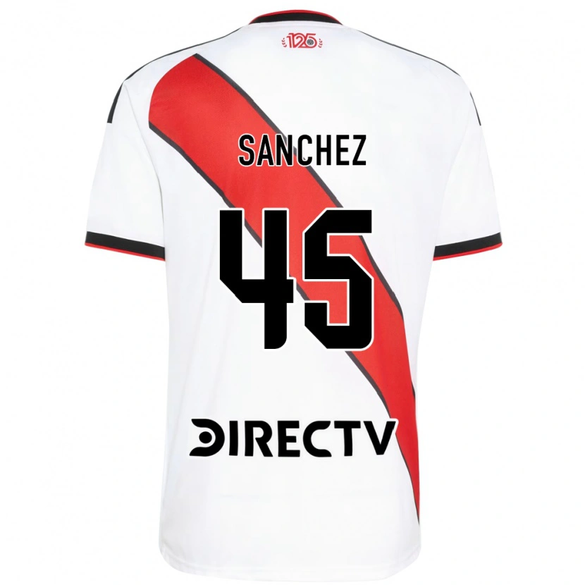 DanxenメンズSebastián Sánchez#45赤白黒ホームシャツ2026/27ジャージーユニフォーム