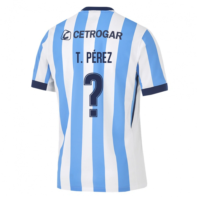 DanxenメンズTomás Pérez#0薄青白黒ホームシャツ2026/27ジャージーユニフォーム