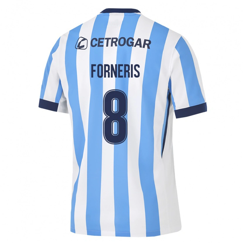DanxenメンズAlan Forneris#8薄青白黒ホームシャツ2026/27ジャージーユニフォーム
