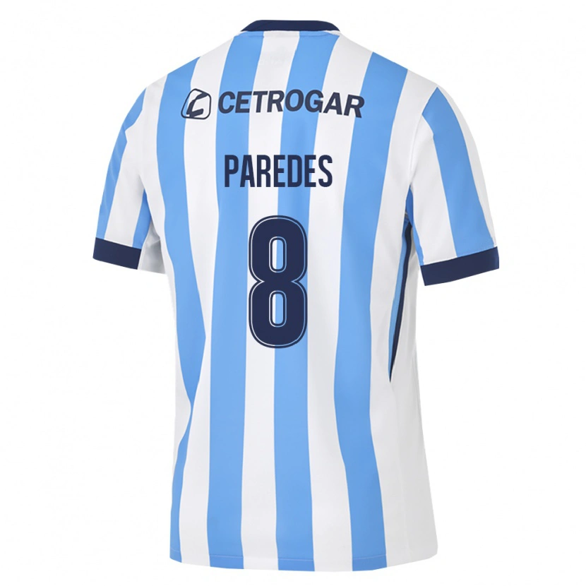 DanxenメンズMáximo Paredes#8薄青白黒ホームシャツ2026/27ジャージーユニフォーム
