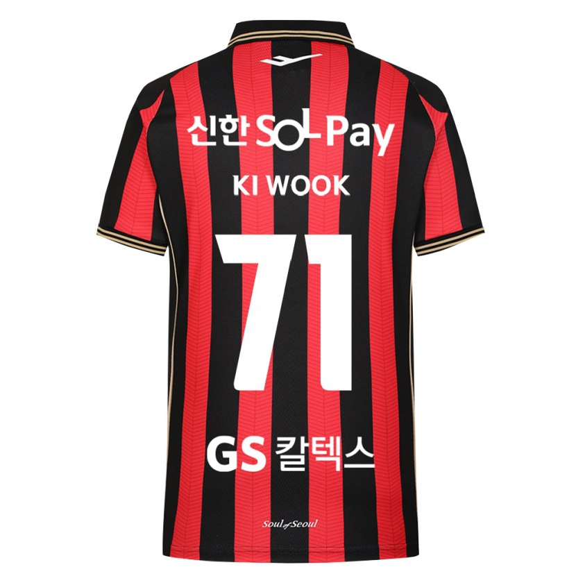 DanxenメンズKi-Wook Yun#71赤白黒ホームシャツ2026/27ジャージーユニフォーム