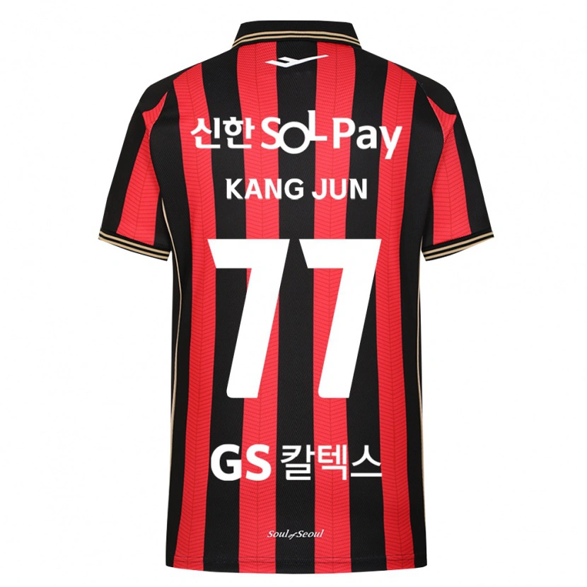 DanxenメンズKang-Jun Kim#77赤白黒ホームシャツ2026/27ジャージーユニフォーム