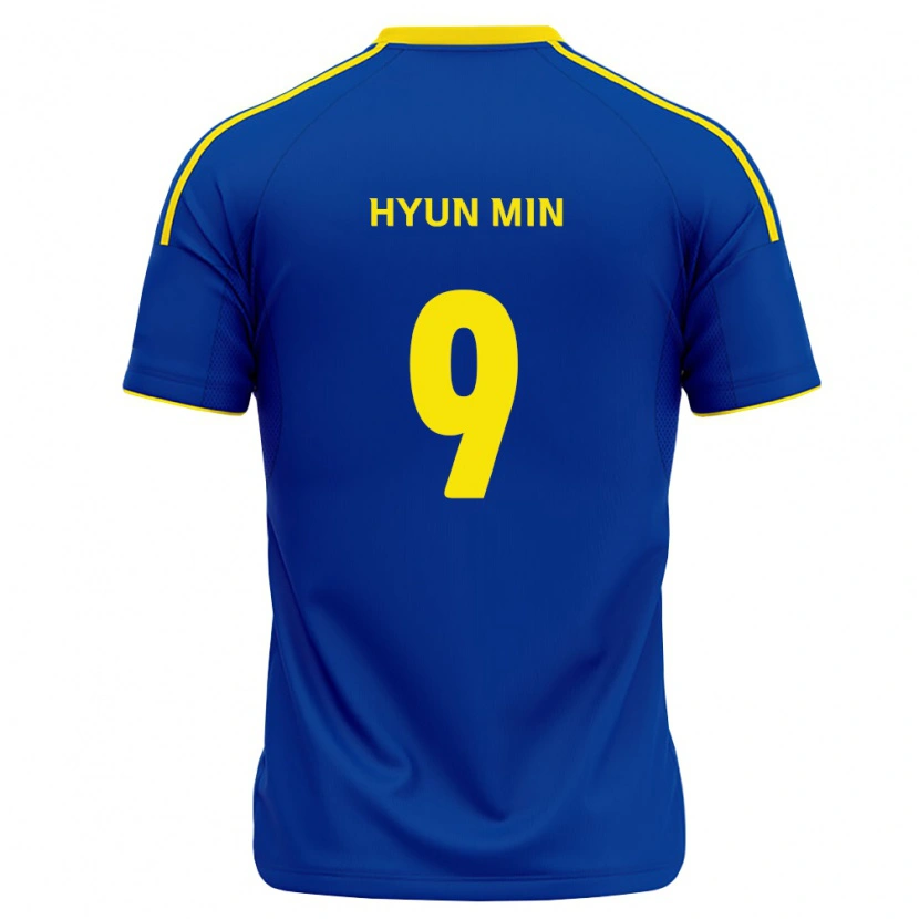 DanxenメンズHyun-Min Oh#9ロイヤルブルー黄ホームシャツ2026/27ジャージーユニフォーム