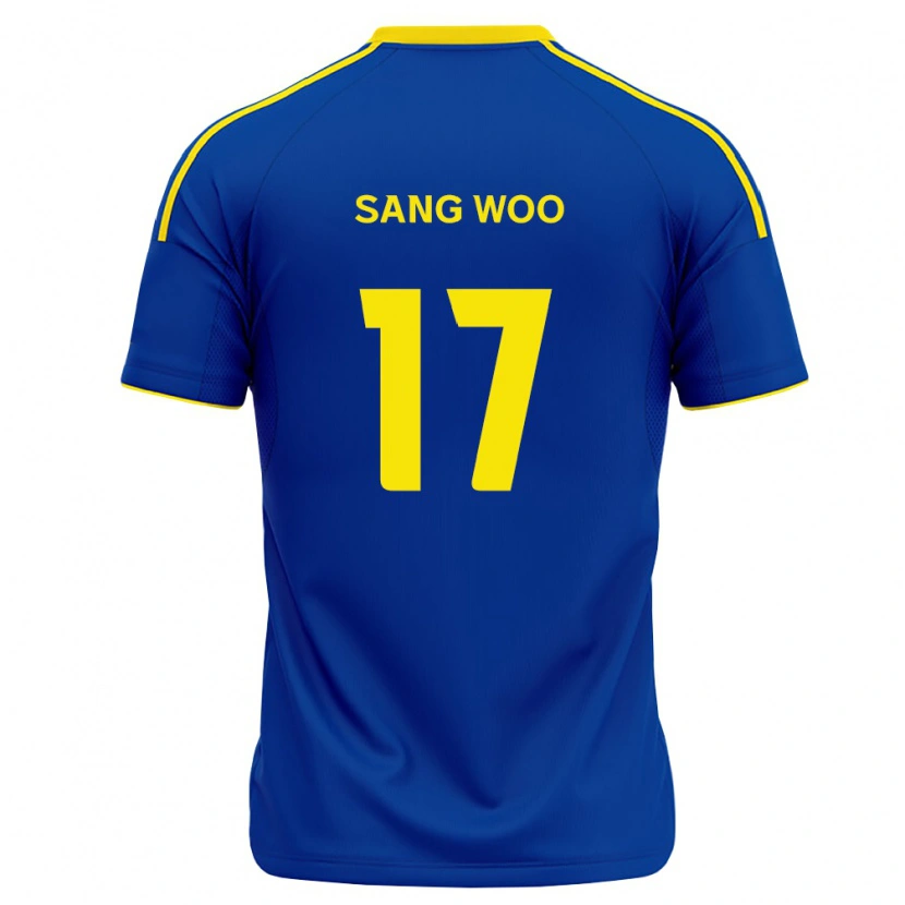 DanxenメンズSang-Woo Kang#17ロイヤルブルー黄ホームシャツ2026/27ジャージーユニフォーム